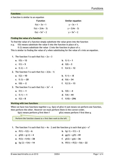 1.1: Review of Functions .